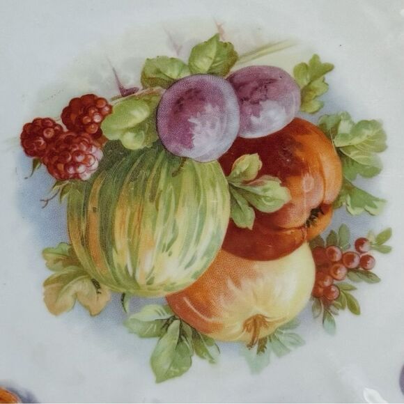 Vintage Soh Bavaria Porcelain
Decorative Plate with Fruit Motif - Picture 2 of 7